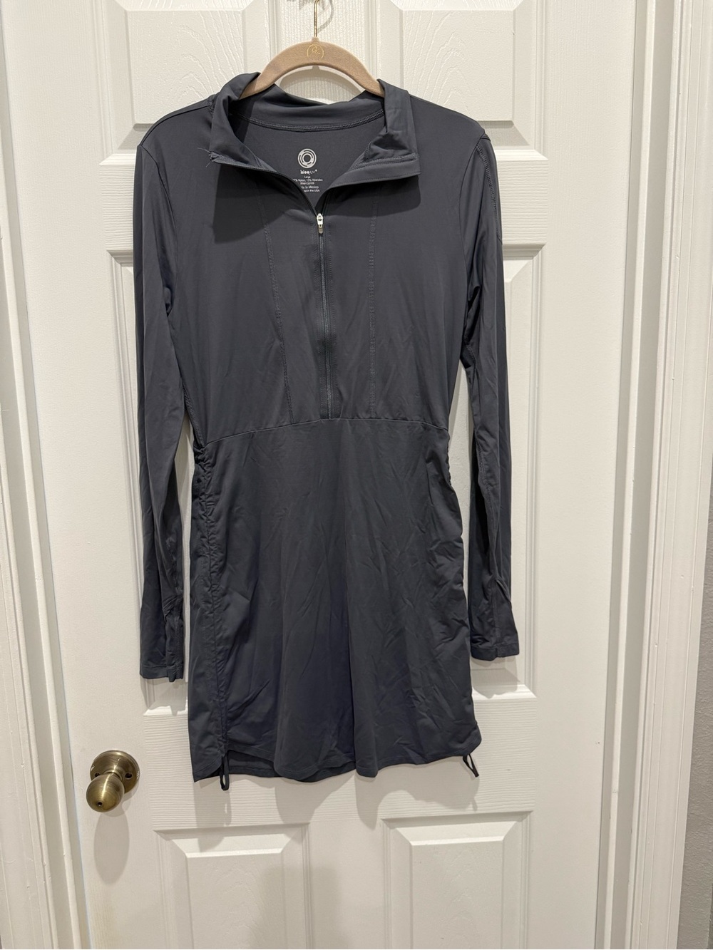 BloqUV Long-Sleeve Swim Coverup with Half-Zip
